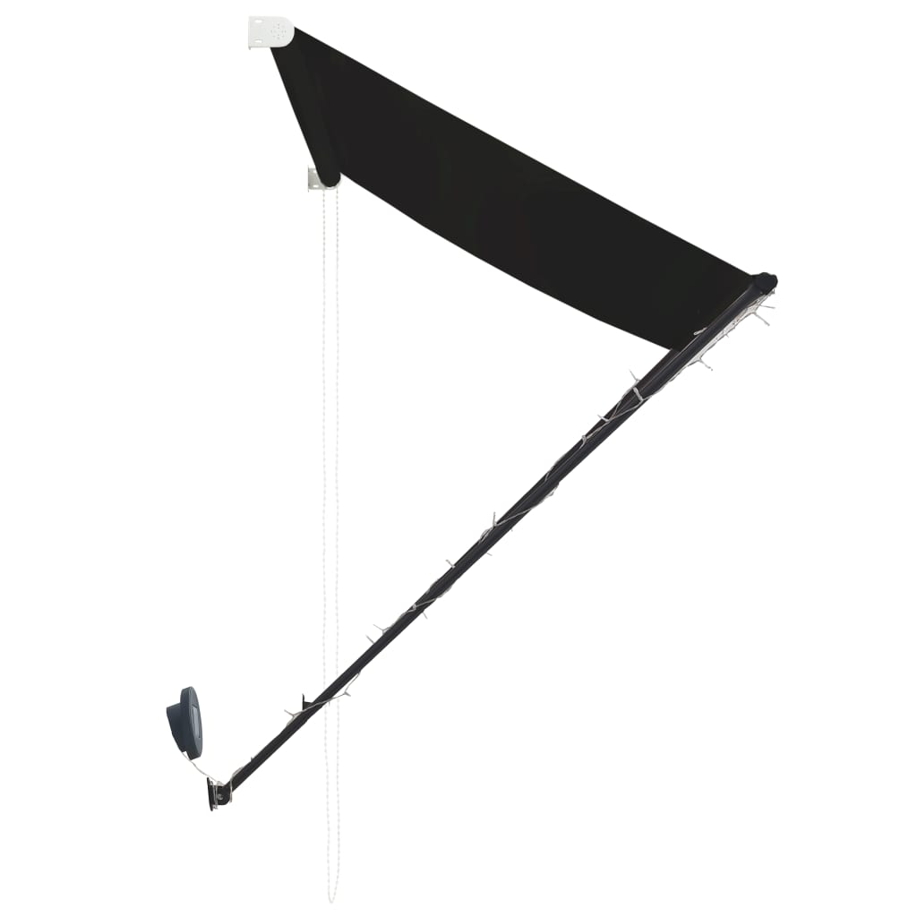 Luifel uittrekbaar met LED 250x150 cm antraciet is nu te koop bij PeponiXL, paradijselijk wonen!