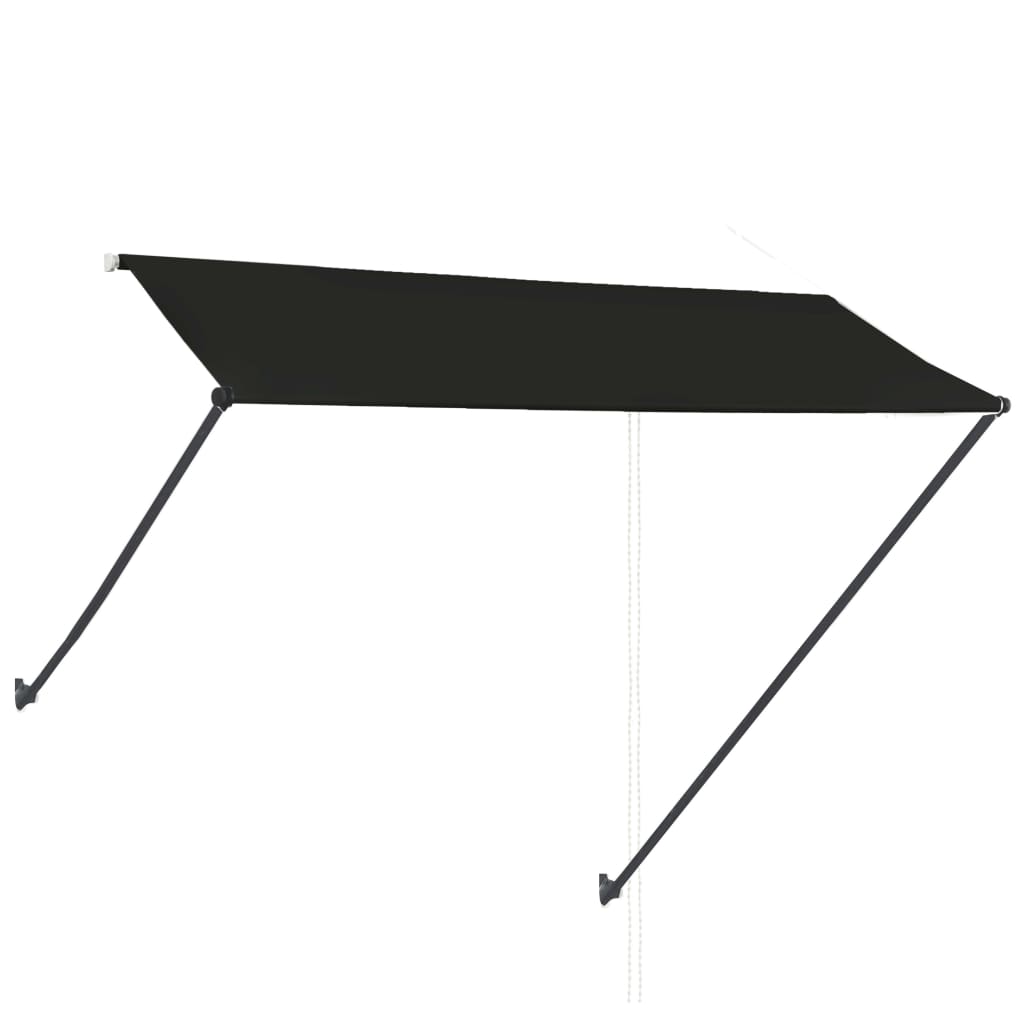 Luifel uittrekbaar met LED 300x150 cm antraciet is nu te koop bij PeponiXL, paradijselijk wonen!
