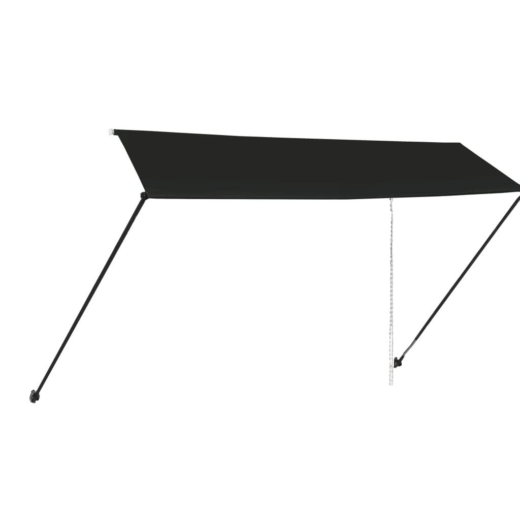 Luifel uittrekbaar met LED 350x150 cm antraciet is nu te koop bij PeponiXL, paradijselijk wonen!