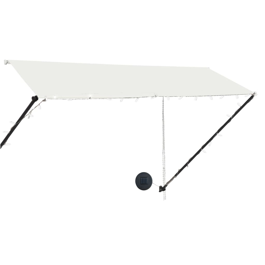 Luifel uittrekbaar met LED 300x150 cm crème is nu te koop bij PeponiXL, paradijselijk wonen!