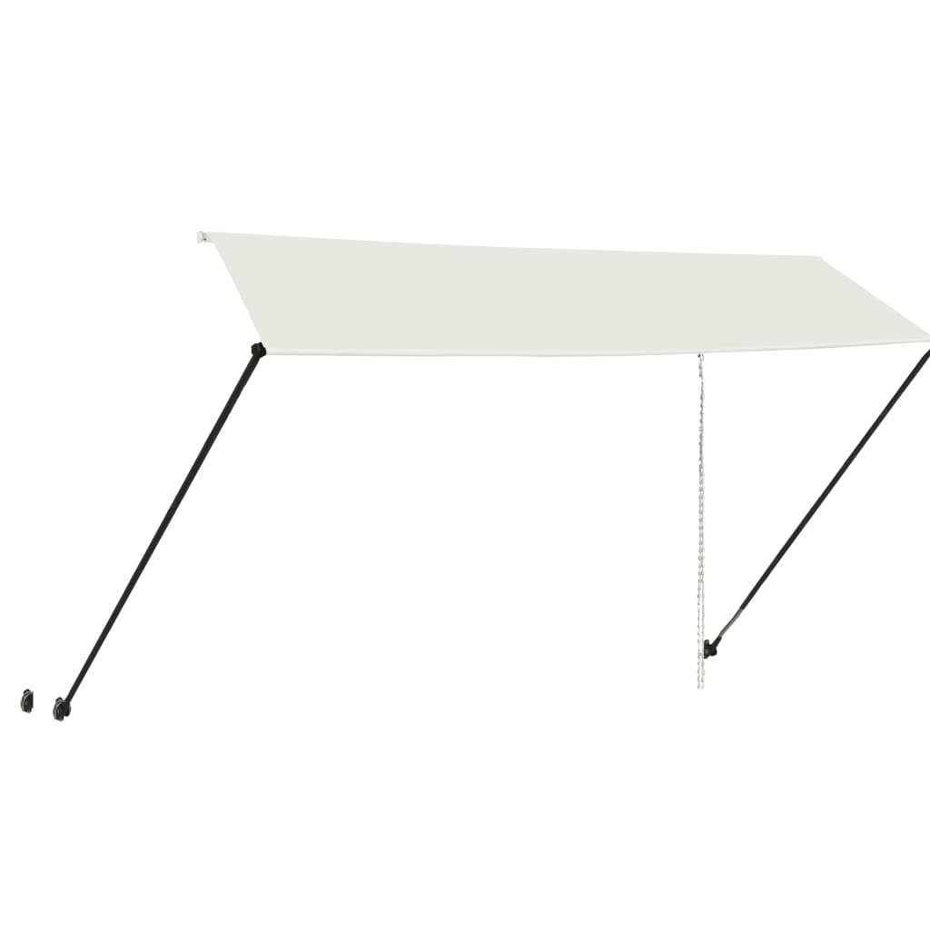 Luifel uittrekbaar met LED 350x150 cm crème is nu te koop bij PeponiXL, paradijselijk wonen!
