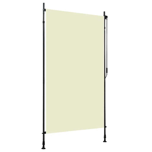 Rolgordijn voor buiten 120x270 cm crème is nu te koop bij PeponiXL, paradijselijk wonen!