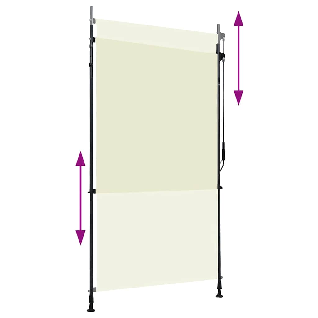 Rolgordijn voor buiten 120x270 cm crème is nu te koop bij PeponiXL, paradijselijk wonen!