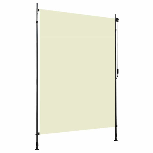 Rolgordijn voor buiten 150x270 cm crème is nu te koop bij PeponiXL, paradijselijk wonen!