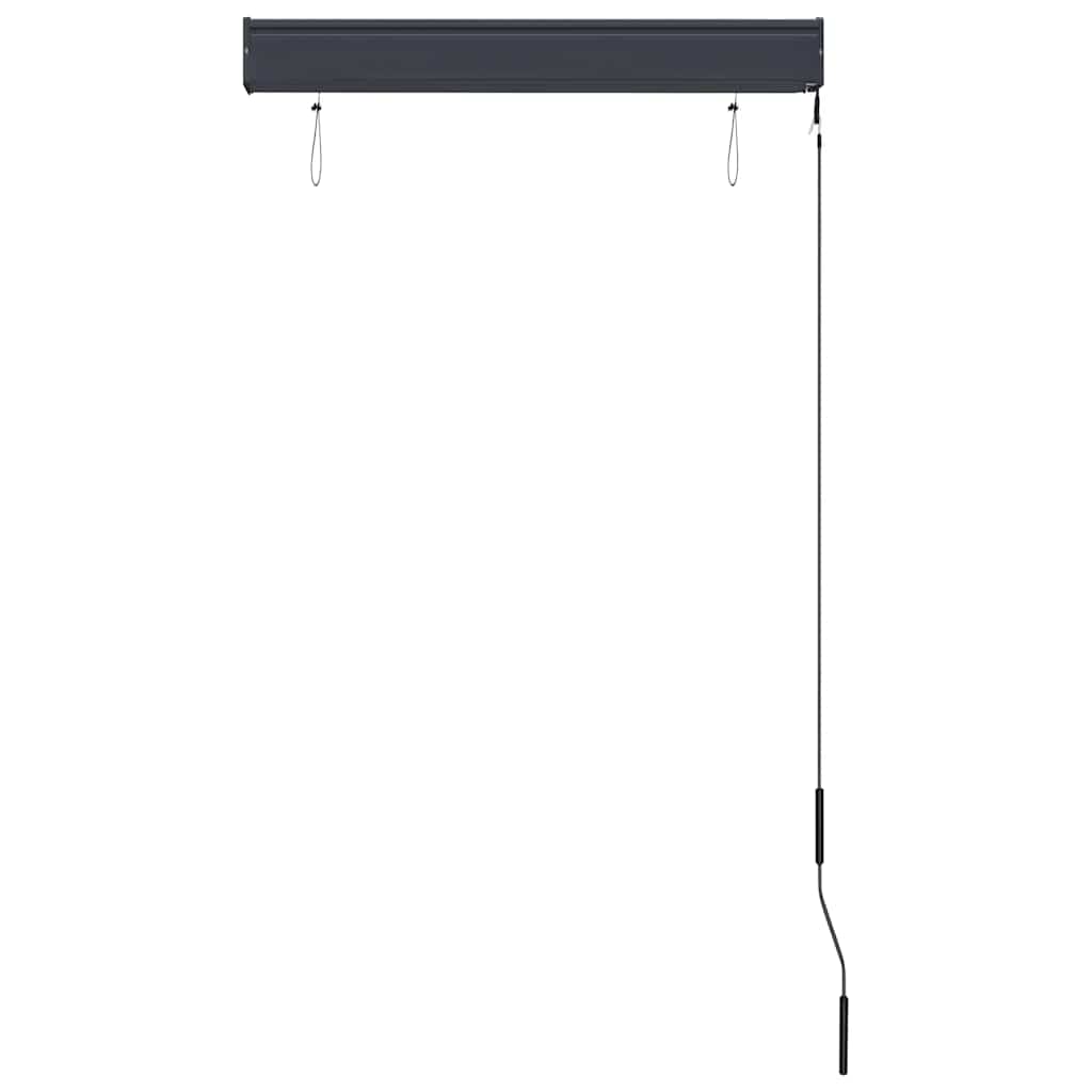 Rolgordijn voor buiten 80x250 cm wit en oranje is nu te koop bij PeponiXL, paradijselijk wonen!