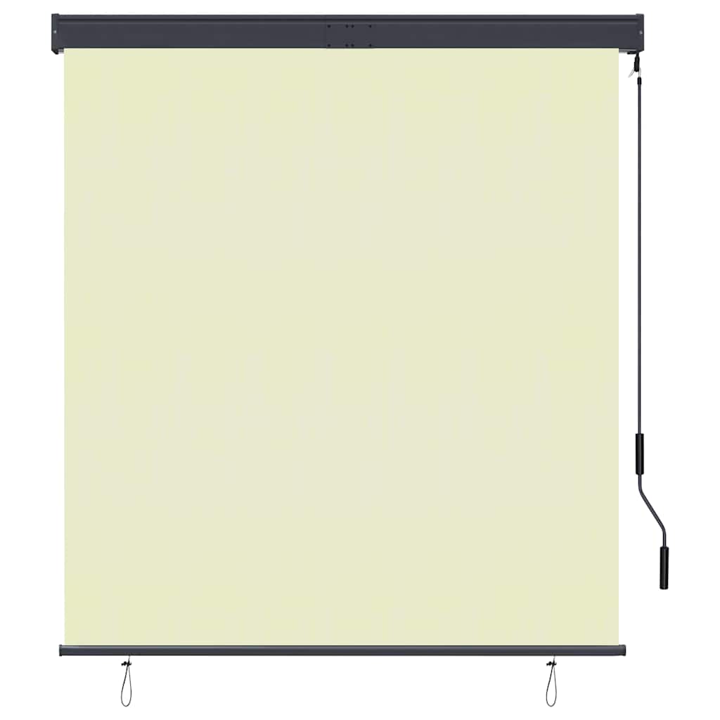 Rolgordijn voor buiten 140x250 cm crème is nu te koop bij PeponiXL, paradijselijk wonen!