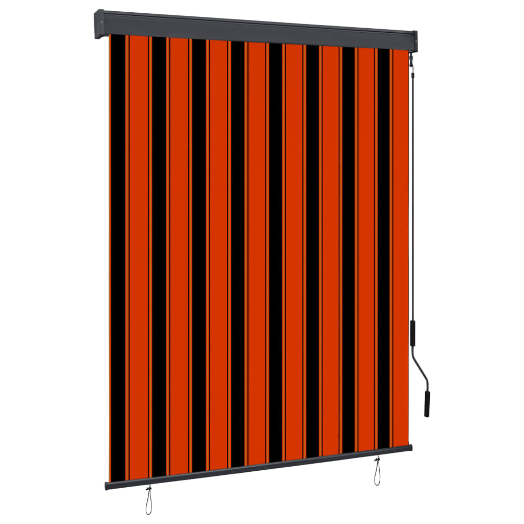 Rolgordijn voor buiten 140x250 cm oranje en bruin is nu te koop bij PeponiXL, paradijselijk wonen!