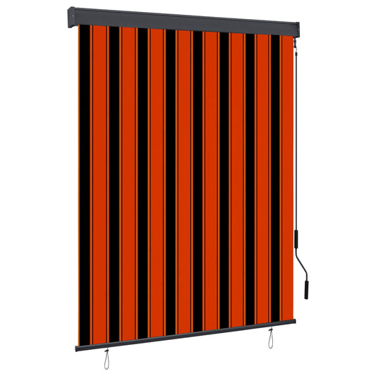 Rolgordijn voor buiten 140x250 cm oranje en bruin is nu te koop bij PeponiXL, paradijselijk wonen!