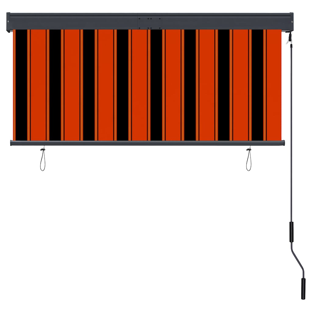 Rolgordijn voor buiten 140x250 cm oranje en bruin is nu te koop bij PeponiXL, paradijselijk wonen!