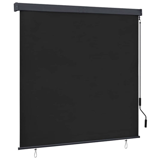 Rolgordijn voor buiten 160x250 cm antraciet is nu te koop bij PeponiXL, paradijselijk wonen!