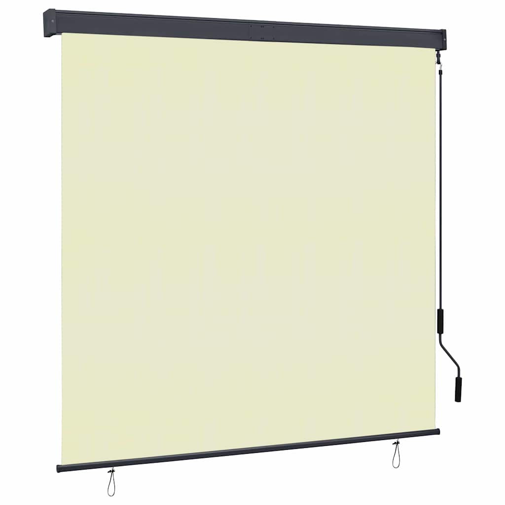 Rolgordijn voor buiten 160x250 cm crème is nu te koop bij PeponiXL, paradijselijk wonen!
