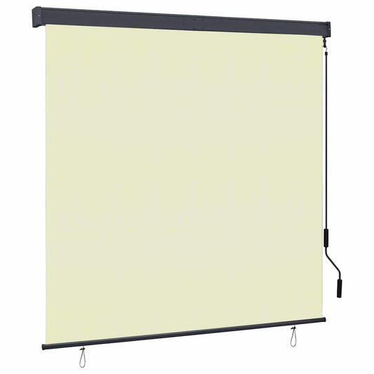 Rolgordijn voor buiten 160x250 cm crème is nu te koop bij PeponiXL, paradijselijk wonen!