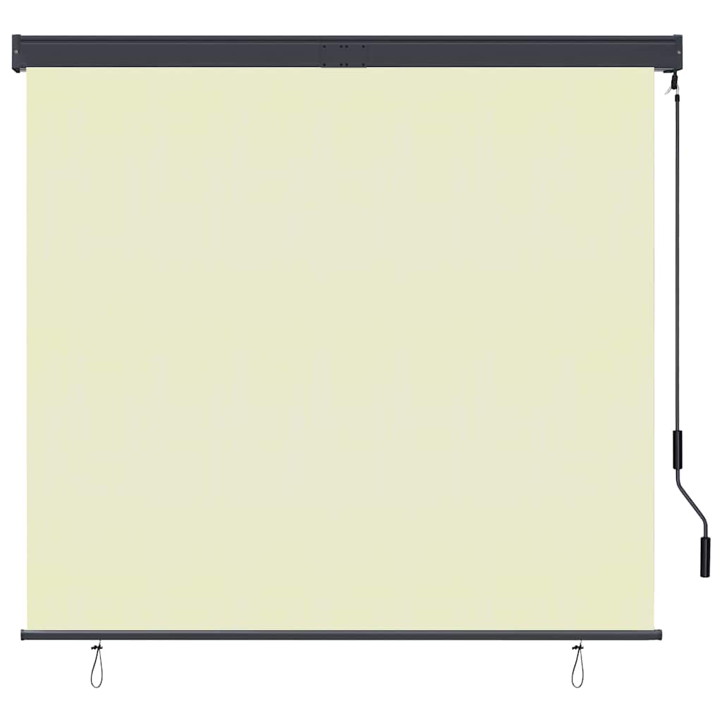 Rolgordijn voor buiten 160x250 cm crème is nu te koop bij PeponiXL, paradijselijk wonen!