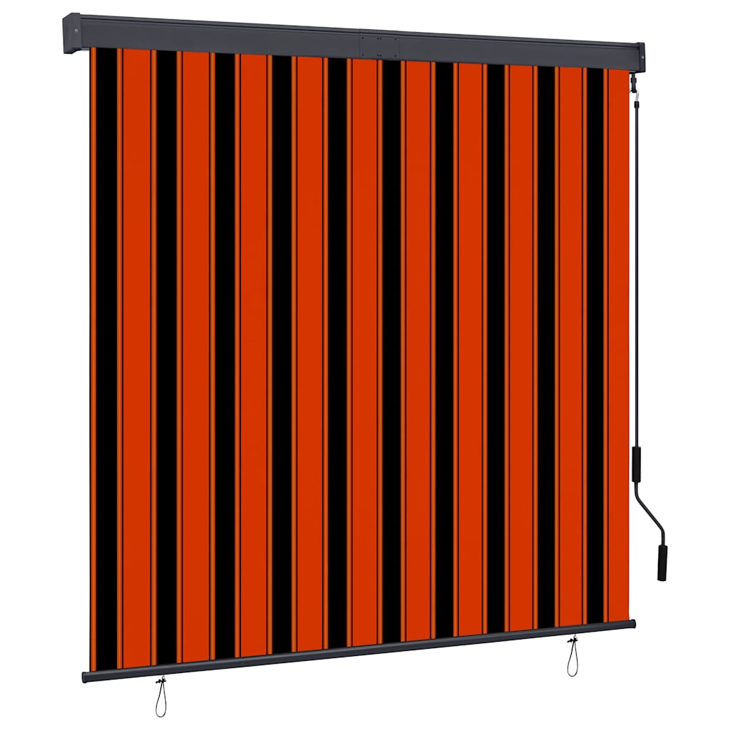 Rolgordijn voor buiten 160x250 cm oranje en bruin is nu te koop bij PeponiXL, paradijselijk wonen!
