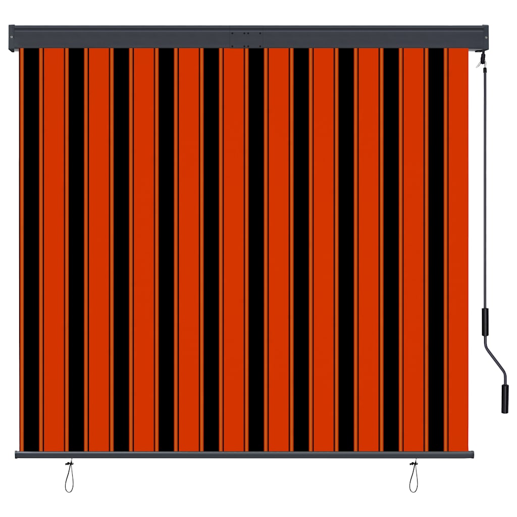 Rolgordijn voor buiten 160x250 cm oranje en bruin is nu te koop bij PeponiXL, paradijselijk wonen!