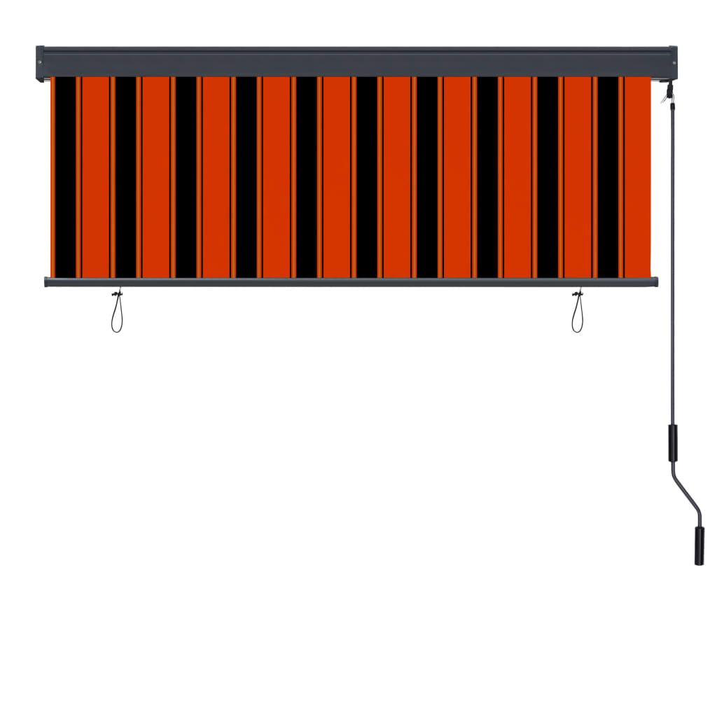 Rolgordijn voor buiten 160x250 cm oranje en bruin is nu te koop bij PeponiXL, paradijselijk wonen!