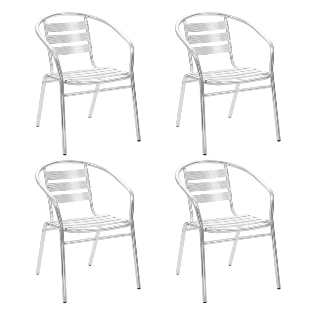 5-delige Tuinset aluminium zilverkleurig is nu te koop bij PeponiXL, paradijselijk wonen!