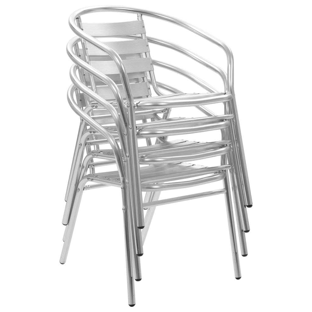5-delige Tuinset aluminium zilverkleurig is nu te koop bij PeponiXL, paradijselijk wonen!