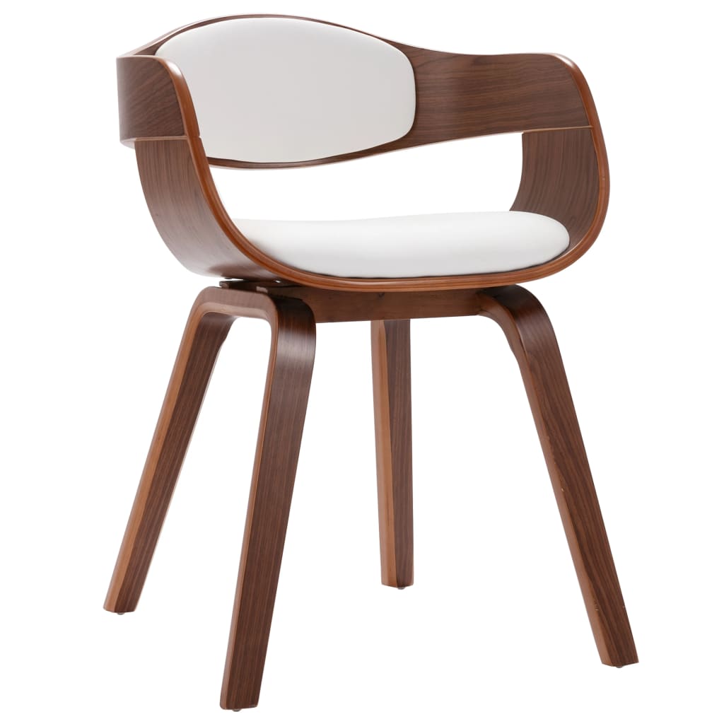 Eetkamerstoelen 2 st gebogen hout en kunstleer is nu te koop bij PeponiXL, paradijselijk wonen!