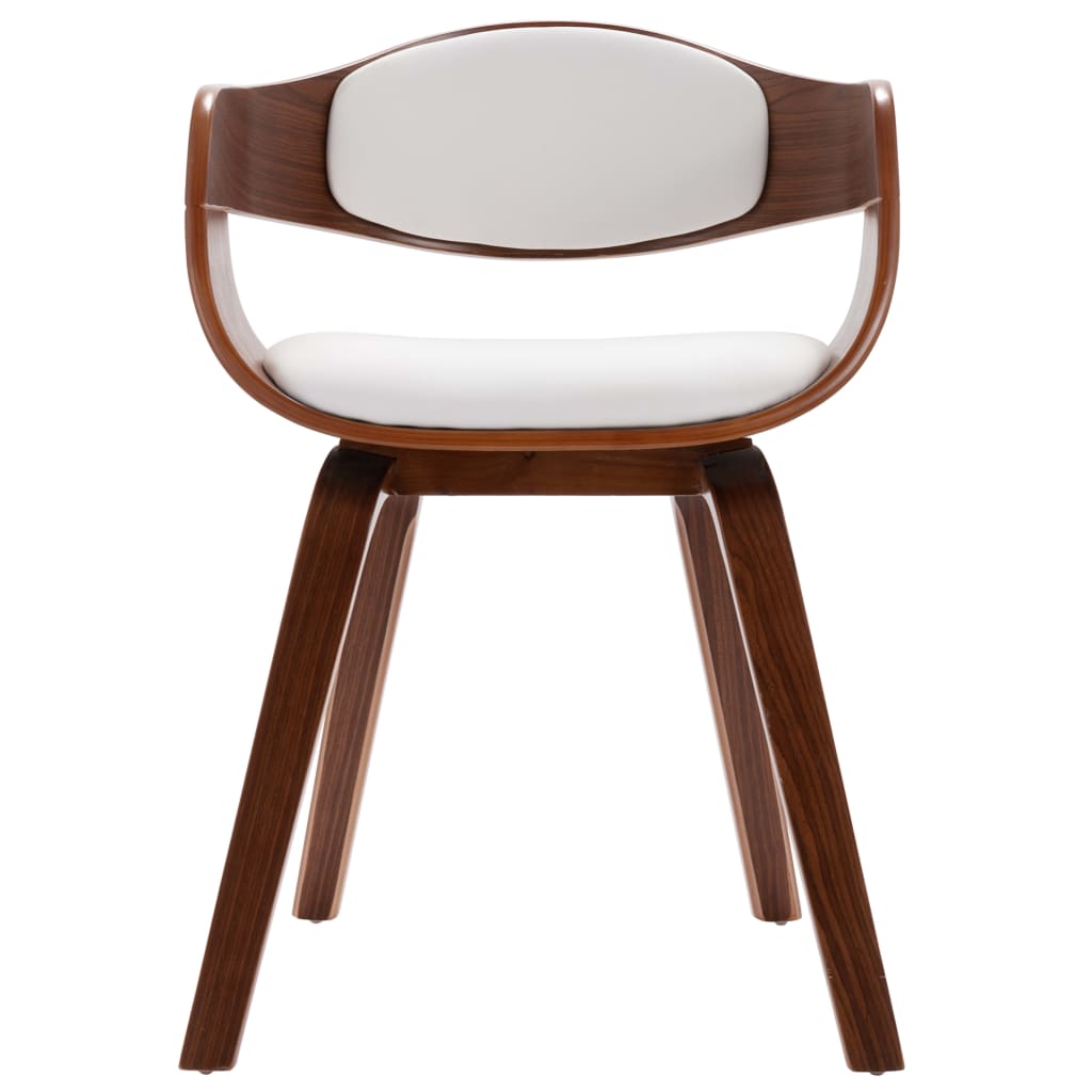 Eetkamerstoelen 2 st gebogen hout en kunstleer is nu te koop bij PeponiXL, paradijselijk wonen!