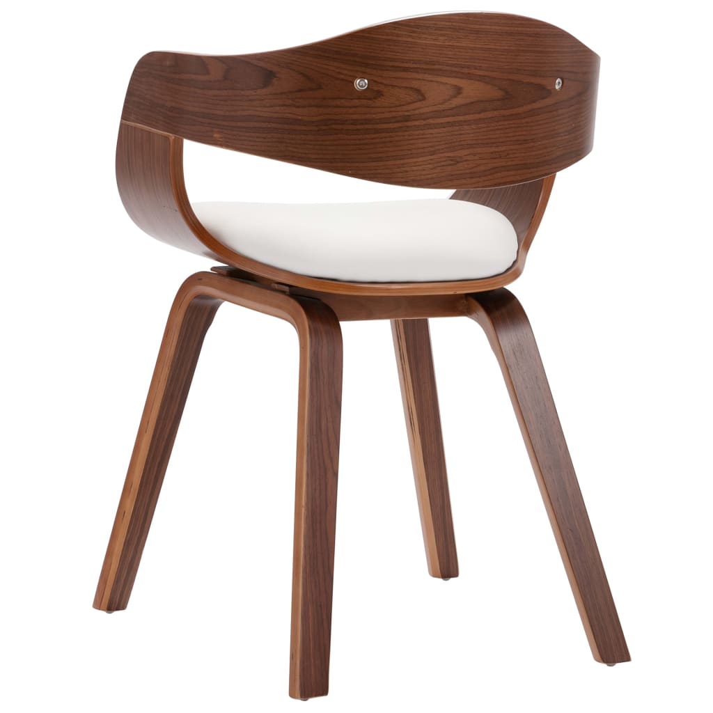 Eetkamerstoelen 2 st gebogen hout en kunstleer is nu te koop bij PeponiXL, paradijselijk wonen!