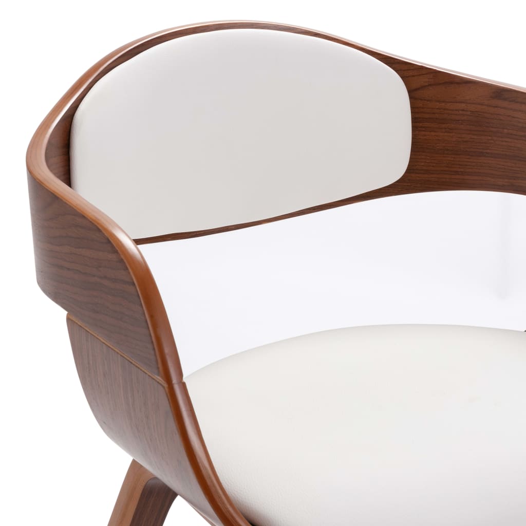 Eetkamerstoelen 2 st gebogen hout en kunstleer is nu te koop bij PeponiXL, paradijselijk wonen!