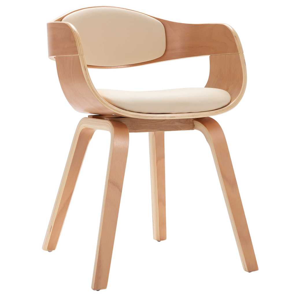 Eetkamerstoelen 2 st gebogen hout en kunstleer is nu te koop bij PeponiXL, paradijselijk wonen!