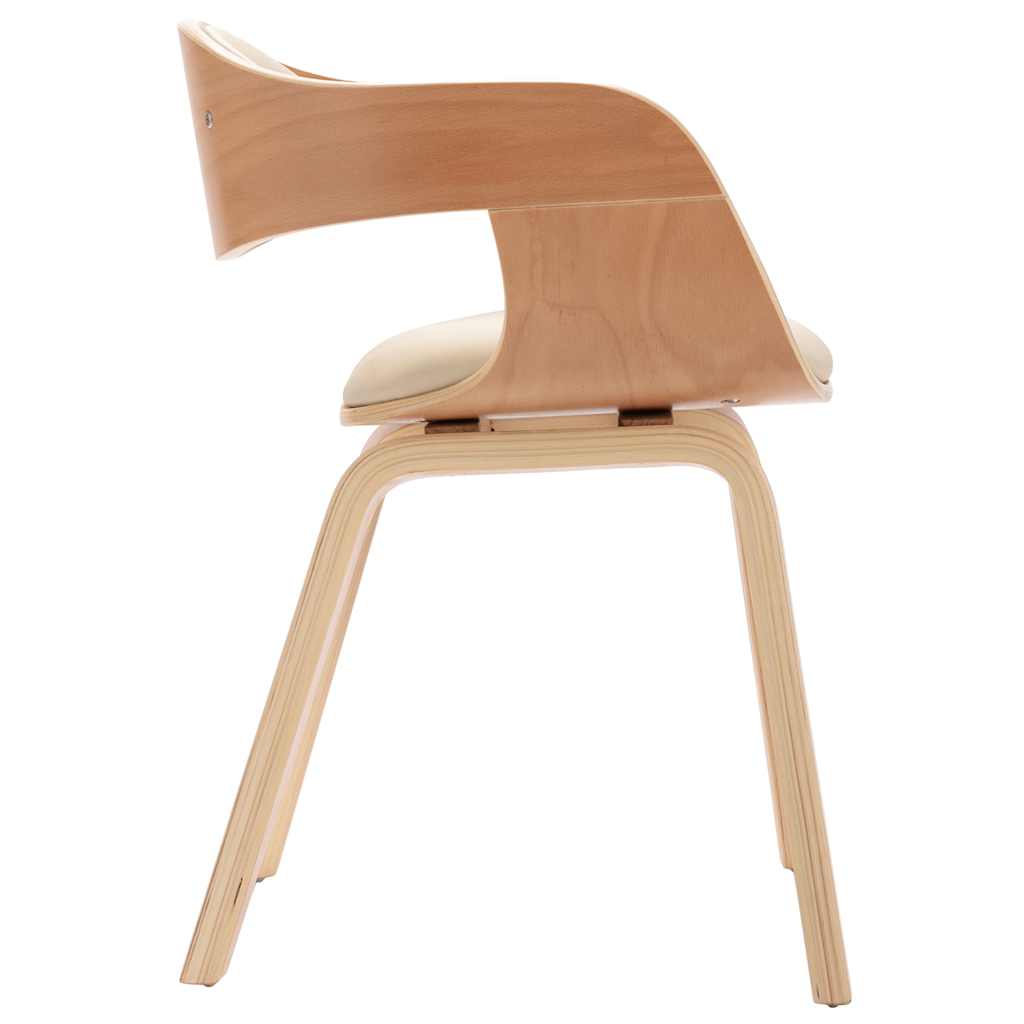 Eetkamerstoelen 2 st gebogen hout en kunstleer is nu te koop bij PeponiXL, paradijselijk wonen!