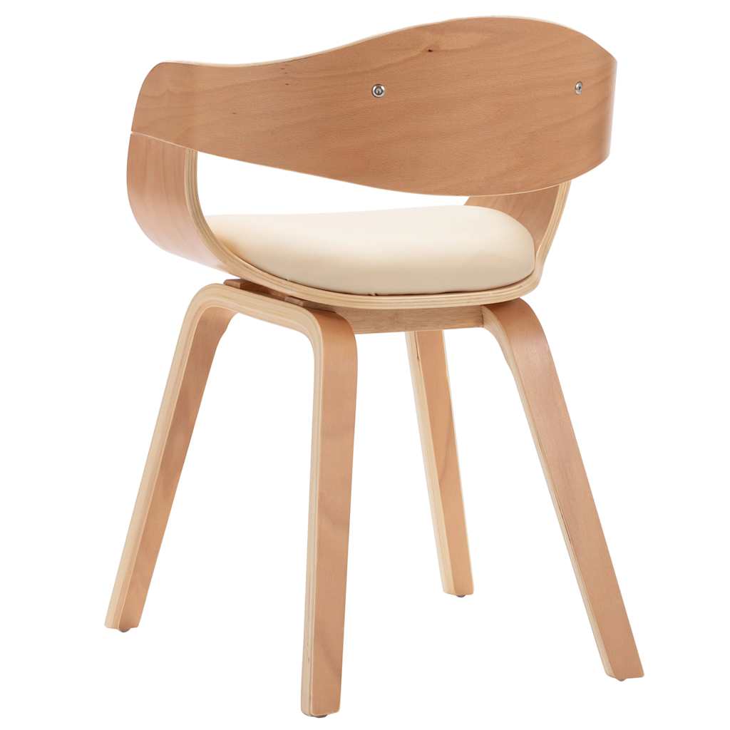Eetkamerstoelen 2 st gebogen hout en kunstleer is nu te koop bij PeponiXL, paradijselijk wonen!