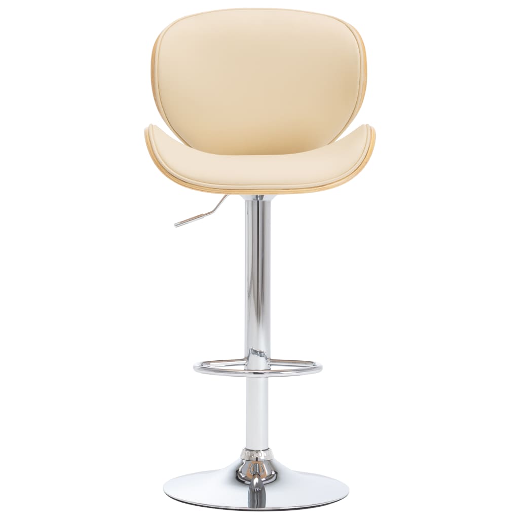 Barkruk kunstleer crèmekleurig is nu te koop bij PeponiXL, paradijselijk wonen!