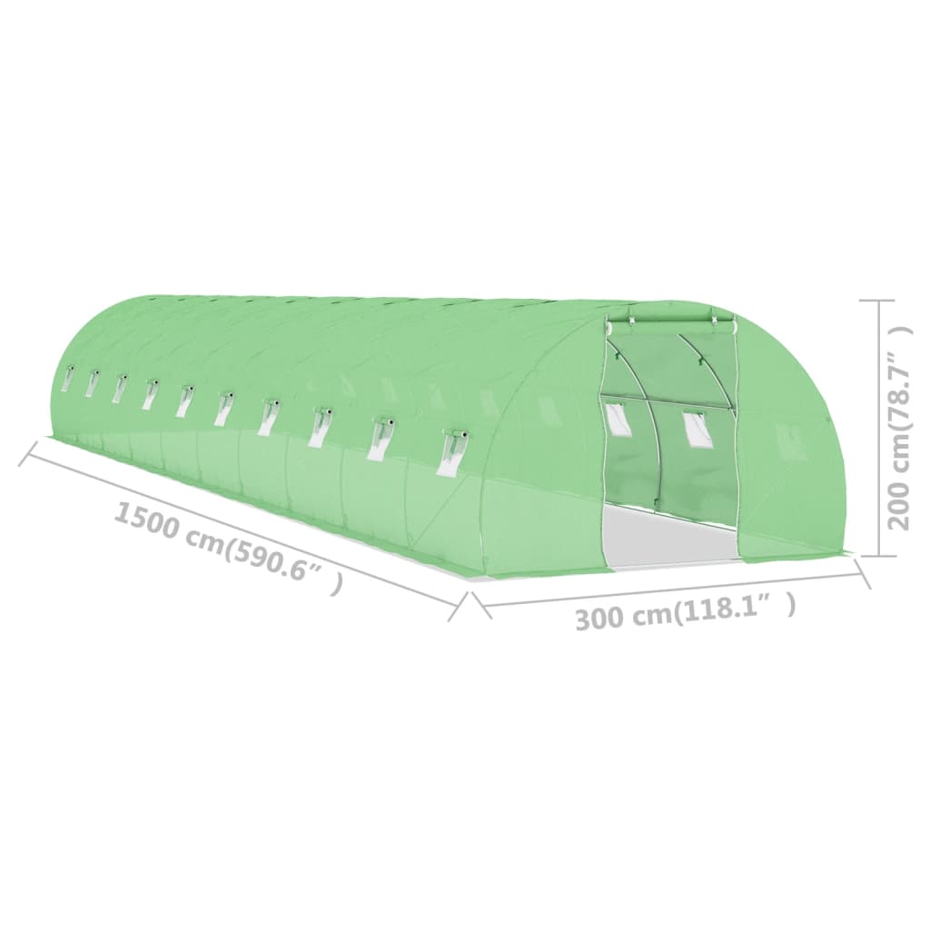 Kas 45 m² 15x3x2 m is nu te koop bij PeponiXL, paradijselijk wonen!