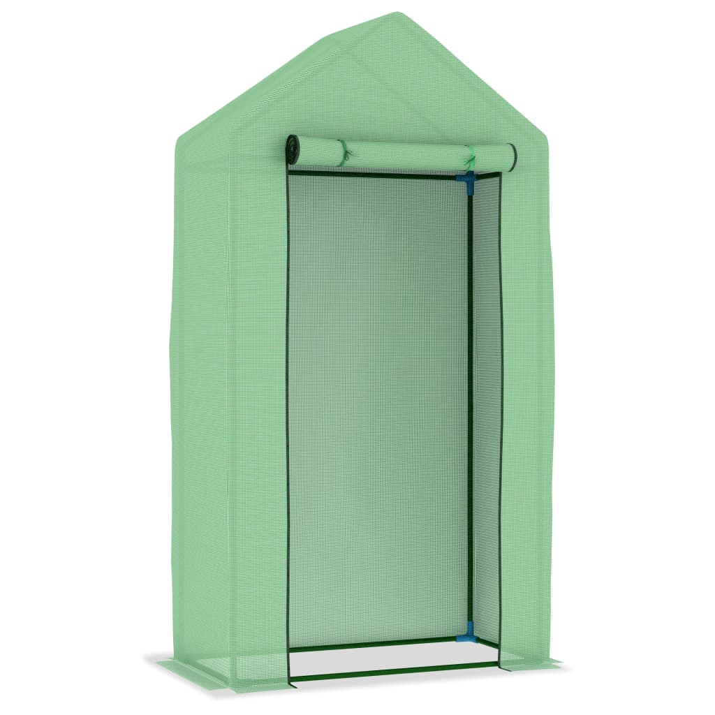 Kas met stalen frame 0,5 m² 1x0,5x1,9 m is nu te koop bij PeponiXL, paradijselijk wonen!
