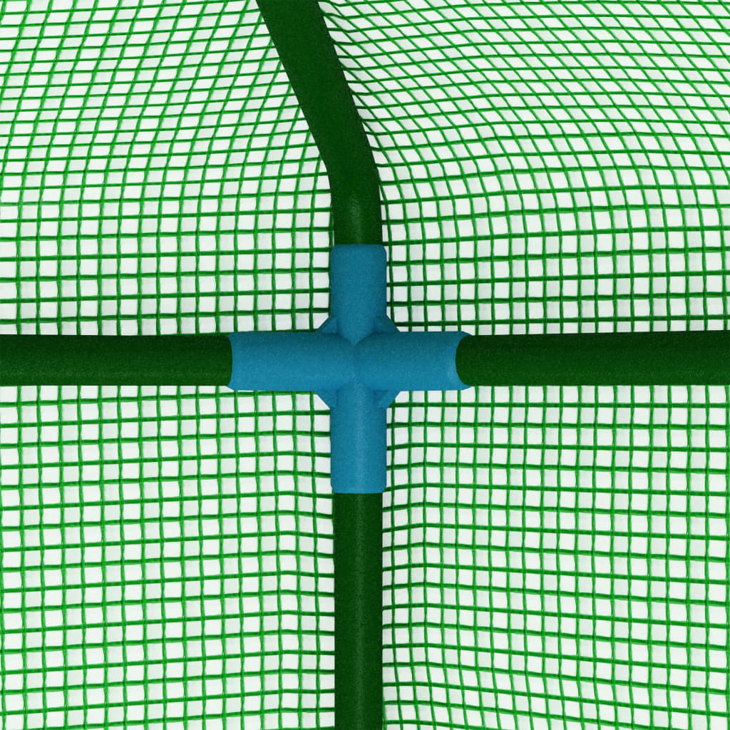 Kas met stalen frame 0,5 m² 1x0,5x1,9 m is nu te koop bij PeponiXL, paradijselijk wonen!