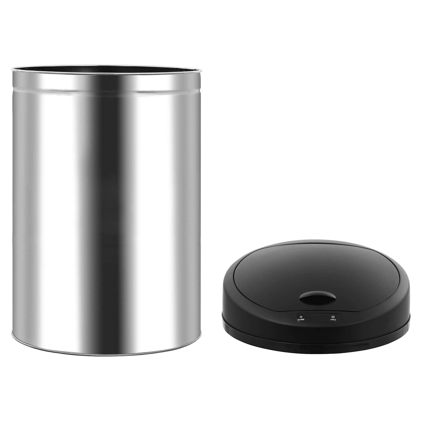 Afvalpapier manden Zwart Roestvrij staal is nu te koop bij PeponiXL, paradijselijk wonen!