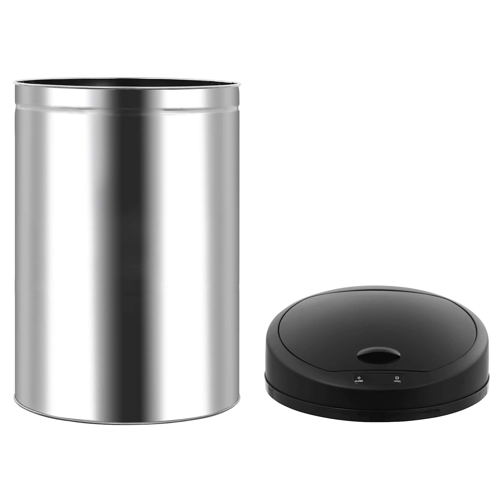 Afvalpapier manden Zwart Roestvrij staal is nu te koop bij PeponiXL, paradijselijk wonen!