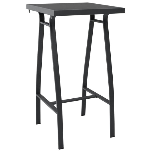 Tuinbartafel 60x60x110 cm gehard glas zwart is nu te koop bij PeponiXL, paradijselijk wonen!