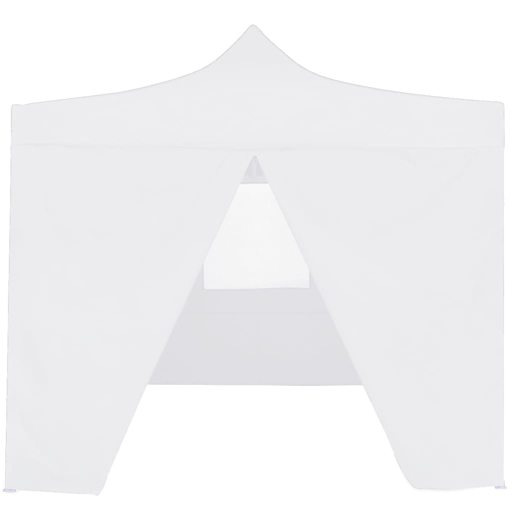 Partytent met 4 zijwanden inklapbaar 3x3 m staal wit is nu te koop bij PeponiXL, paradijselijk wonen!
