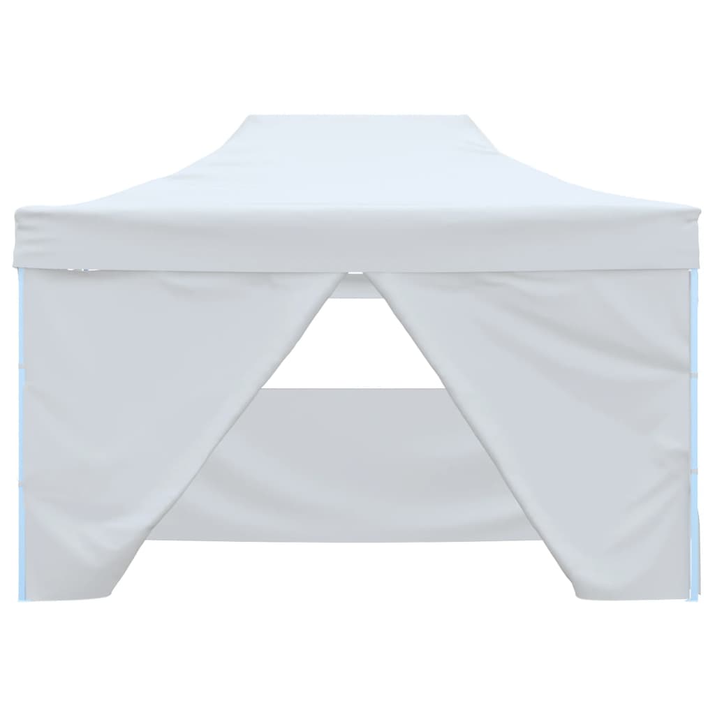 Partytent met 4 zijwanden inklapbaar 3x4,5 m wit is nu te koop bij PeponiXL, paradijselijk wonen!