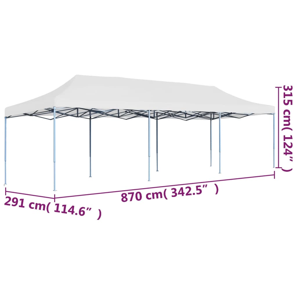 Partytent pop-up 3x9 m wit is nu te koop bij PeponiXL, paradijselijk wonen!