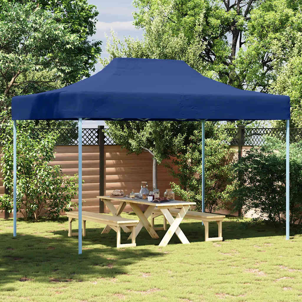 Partytent inklapbaar 3x4 m staal blauw is nu te koop bij PeponiXL, paradijselijk wonen!