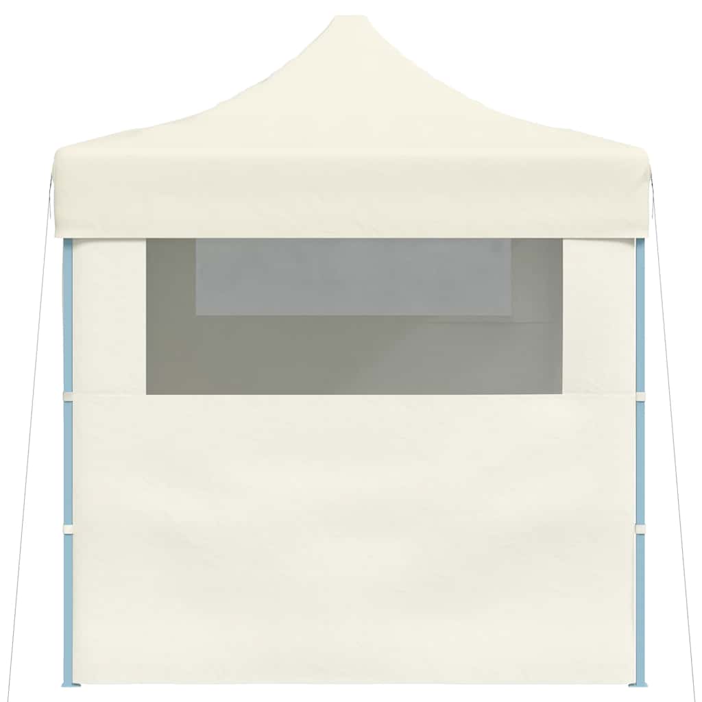 Partytent met 3 zijwanden inklapbaar 3x4 m staal crème is nu te koop bij PeponiXL, paradijselijk wonen!