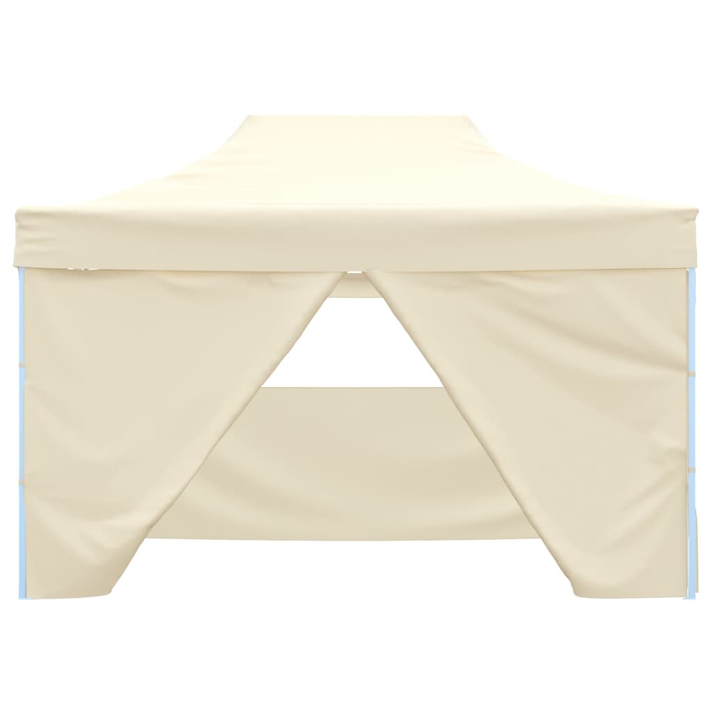 Partytent met 4 zijwanden inklapbaar 3x4 m staal crème is nu te koop bij PeponiXL, paradijselijk wonen!