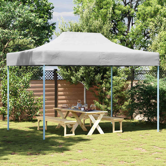 Partytent inklapbaar 280x410x315 cm staal wit is nu te koop bij PeponiXL, paradijselijk wonen!