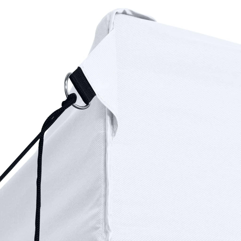 Partytent met 3 zijwanden inklapbaar 280x410x315 cm staal wit is nu te koop bij PeponiXL, paradijselijk wonen!
