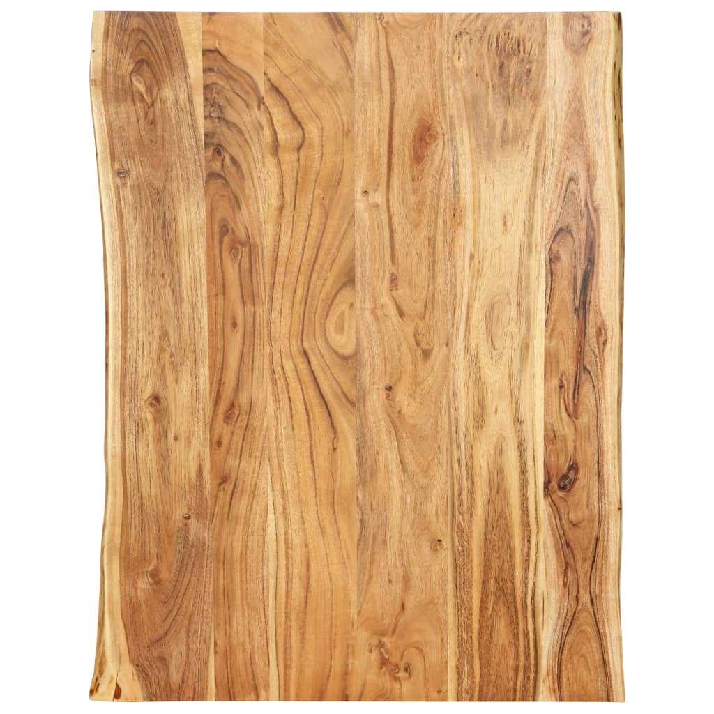 Tafelblad 80x(50-60)x2,5 cm massief acaciahout is nu te koop bij PeponiXL, paradijselijk wonen!