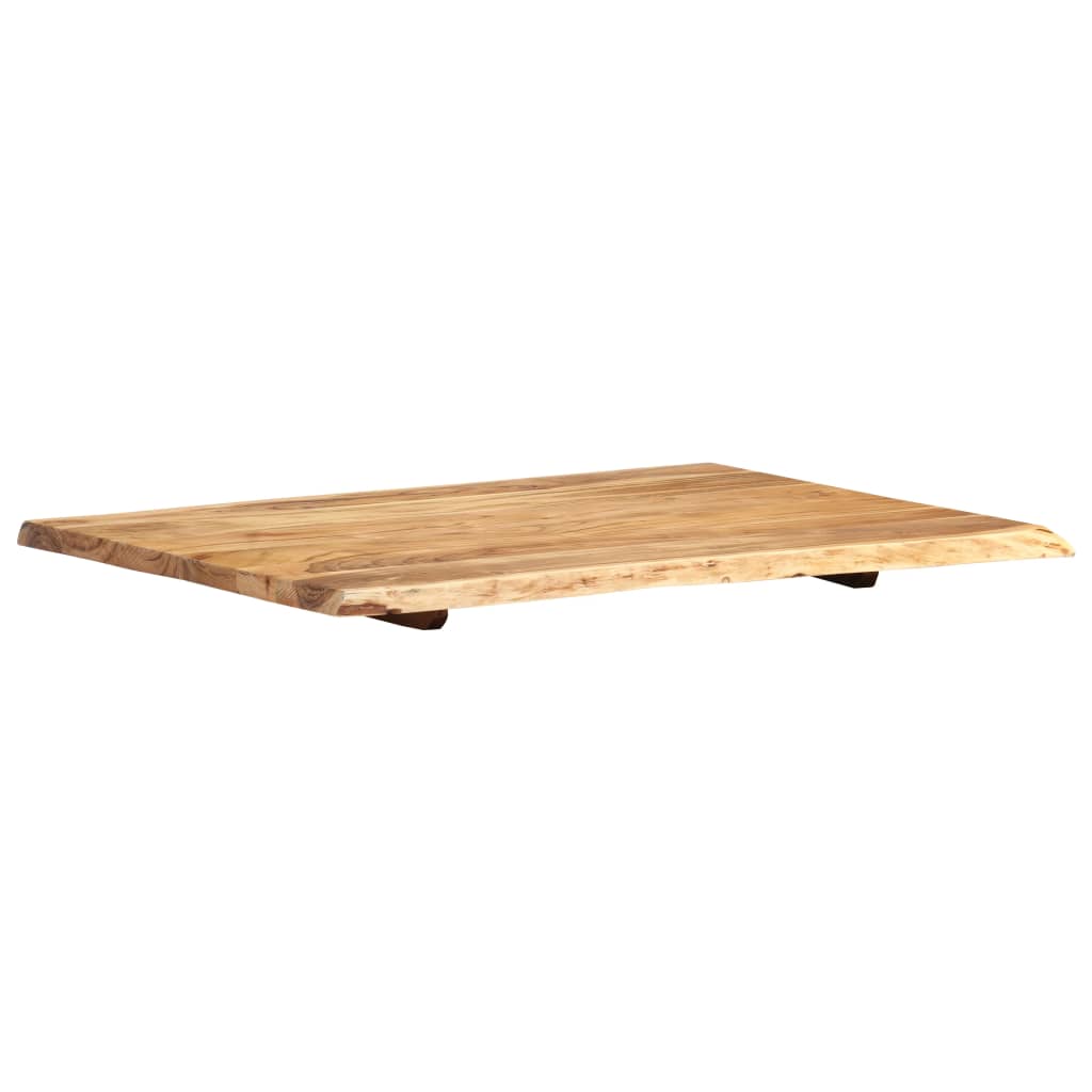 Tafelblad 80x(50-60)x2,5 cm massief acaciahout is nu te koop bij PeponiXL, paradijselijk wonen!