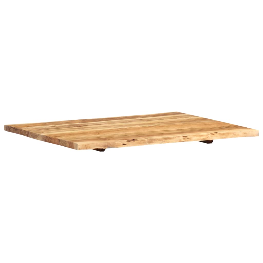 Tafelblad 80x(50-60)x2,5 cm massief acaciahout is nu te koop bij PeponiXL, paradijselijk wonen!