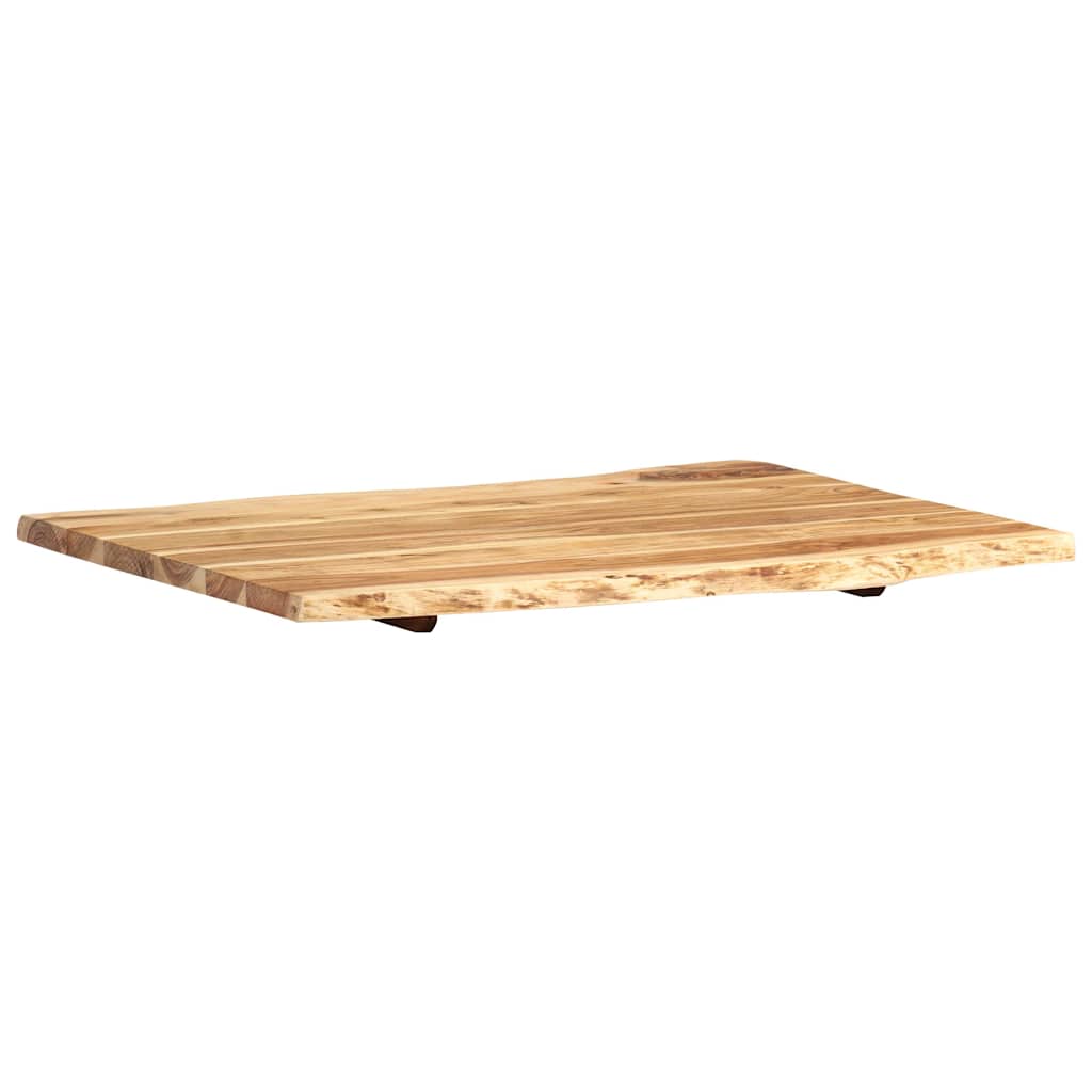 Tafelblad 80x(50-60)x2,5 cm massief acaciahout is nu te koop bij PeponiXL, paradijselijk wonen!