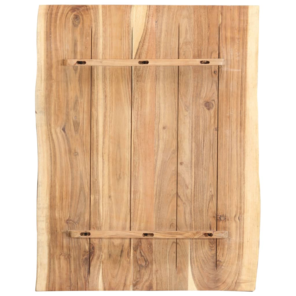 Tafelblad 80x(50-60)x3,8 cm massief acaciahout is nu te koop bij PeponiXL, paradijselijk wonen!