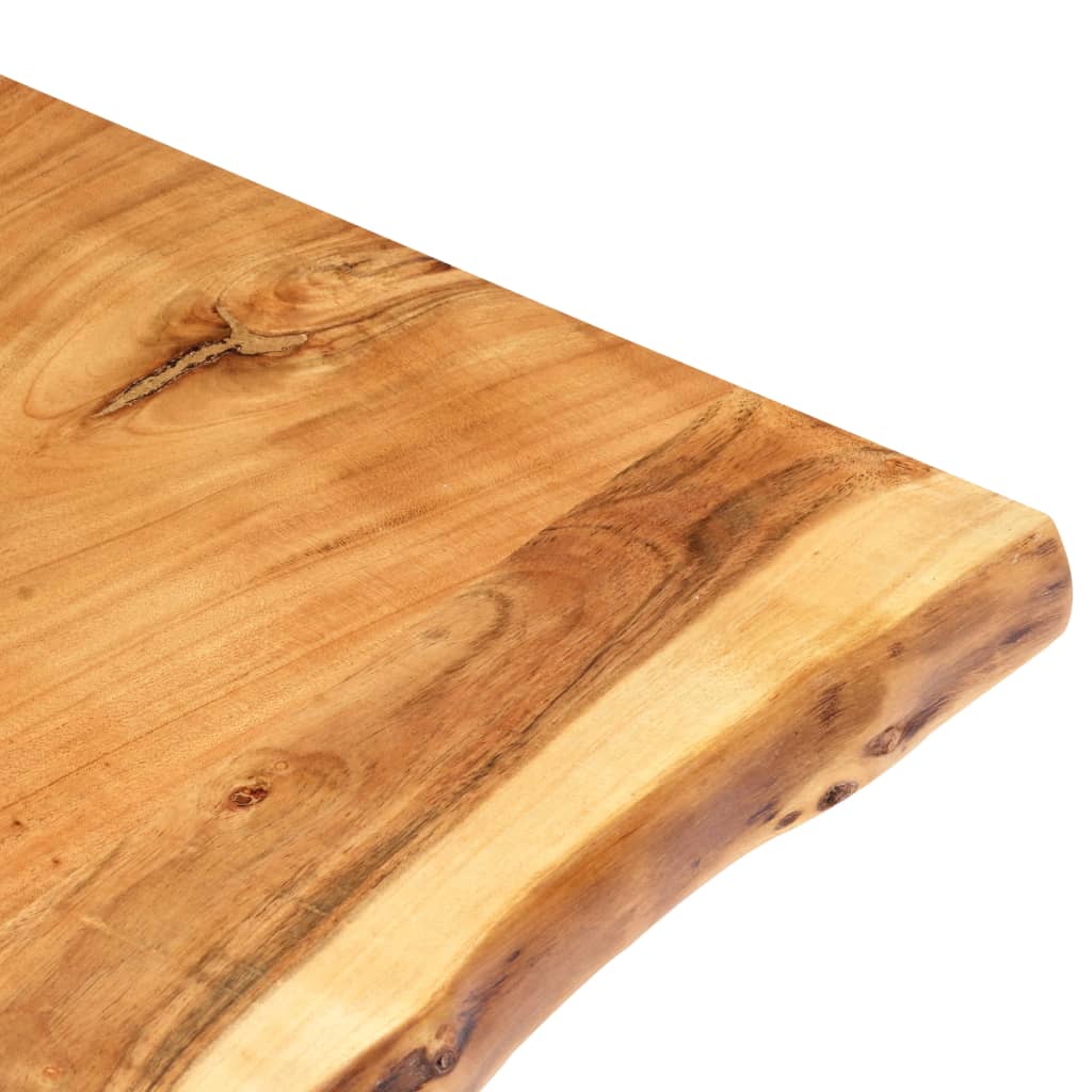 Tafelblad 80x(50-60)x3,8 cm massief acaciahout is nu te koop bij PeponiXL, paradijselijk wonen!